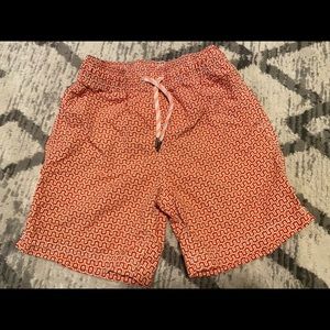 Swim trunk for Boys in Red and white